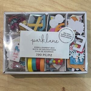 Park Lane Colorful Embellishment Box